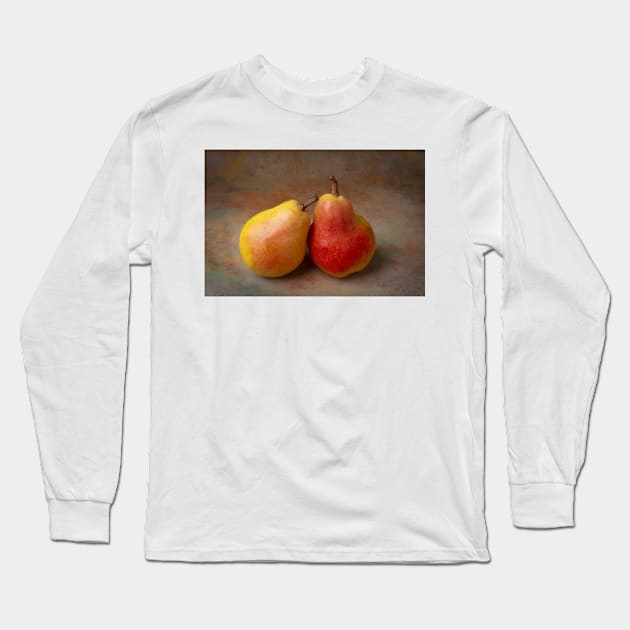 Two Lovely Organic Barlett Pears Long Sleeve T-Shirt by photogarry